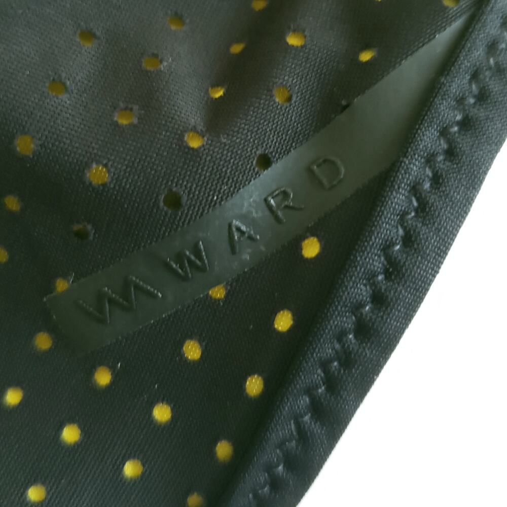 WARD WHILLAS Palmer reversible perforated one piece swimsuit black pea green XS - Picture 9 of 10